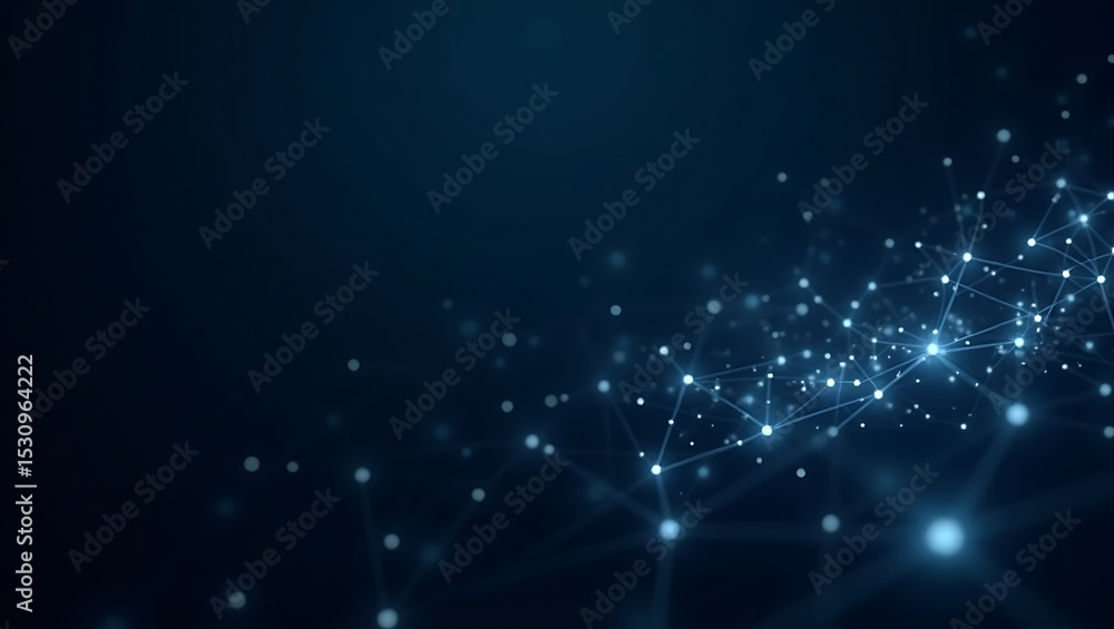 Poster abstract network connection digital background
