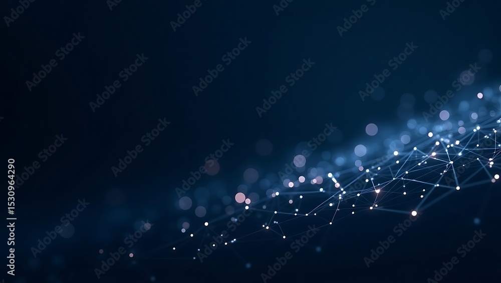 Aufkleber abstract network connection digital background