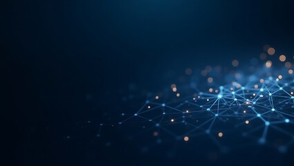 Abstract network connection digital background