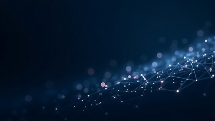 Abstract network connection digital background