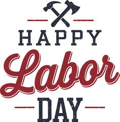 Happy Labor Day, greeting card. USA flag. United States of America. holiday banner, Vector illustration.