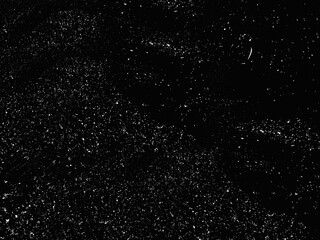 Old Rough Dirty Black Dust Grunge Black Noise Grain Overlay Texture Background. Dusted Film Photo Overlay for Create Vintage Mood. Nostalgic Atmosphere for Your Photos. Use a Screen Blending Mode