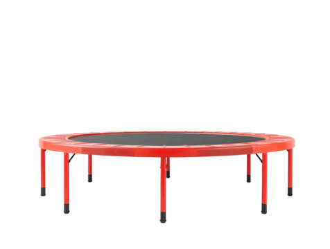 Trampoline isolated on transparent background