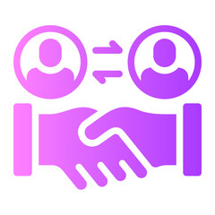 relationship gradient icon