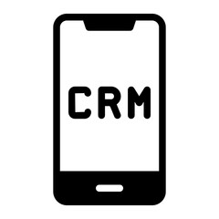 mobile glyph icon