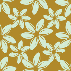 textile design with cute silhouette foliage pattern image
