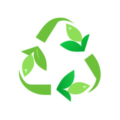 Fototapeta premium Eco-Friendly Recycle Symbol – Simple Vector Design