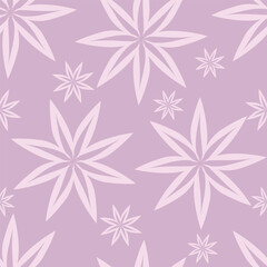 textile design with cute silhouette foliage pattern image
