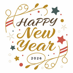 Happy New Year 2026 New Qualityfull Design 