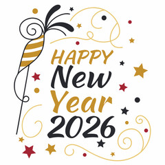Happy New Year 2026 New Qualityfull Design 