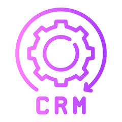 CRM gradient icon
