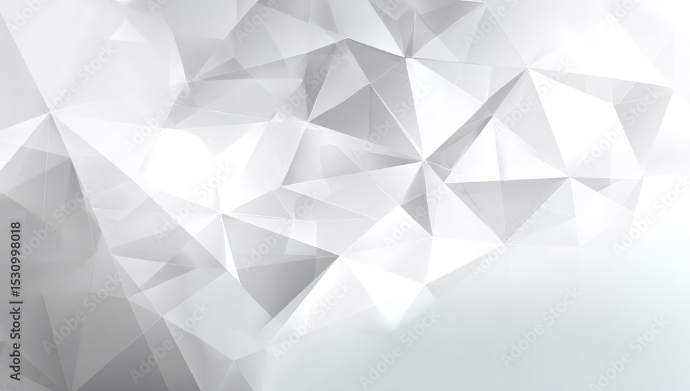 Poster abstract white background geometric polygon texture design for website and presentation template use