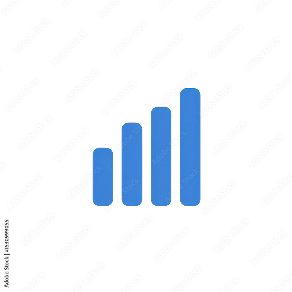 Poster colorful bar graph representation showcasing data trends and growth in business analytics and statis
