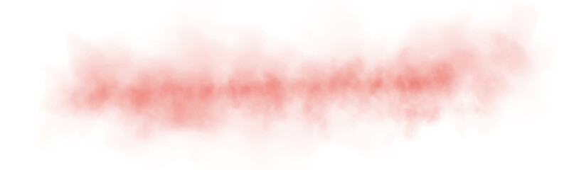 Delicate red haze resembling magical dust, gently dispersed in the air.