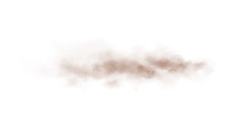 Delicate chocolate brown haze resembling magical dust, gently dispersed in the air.