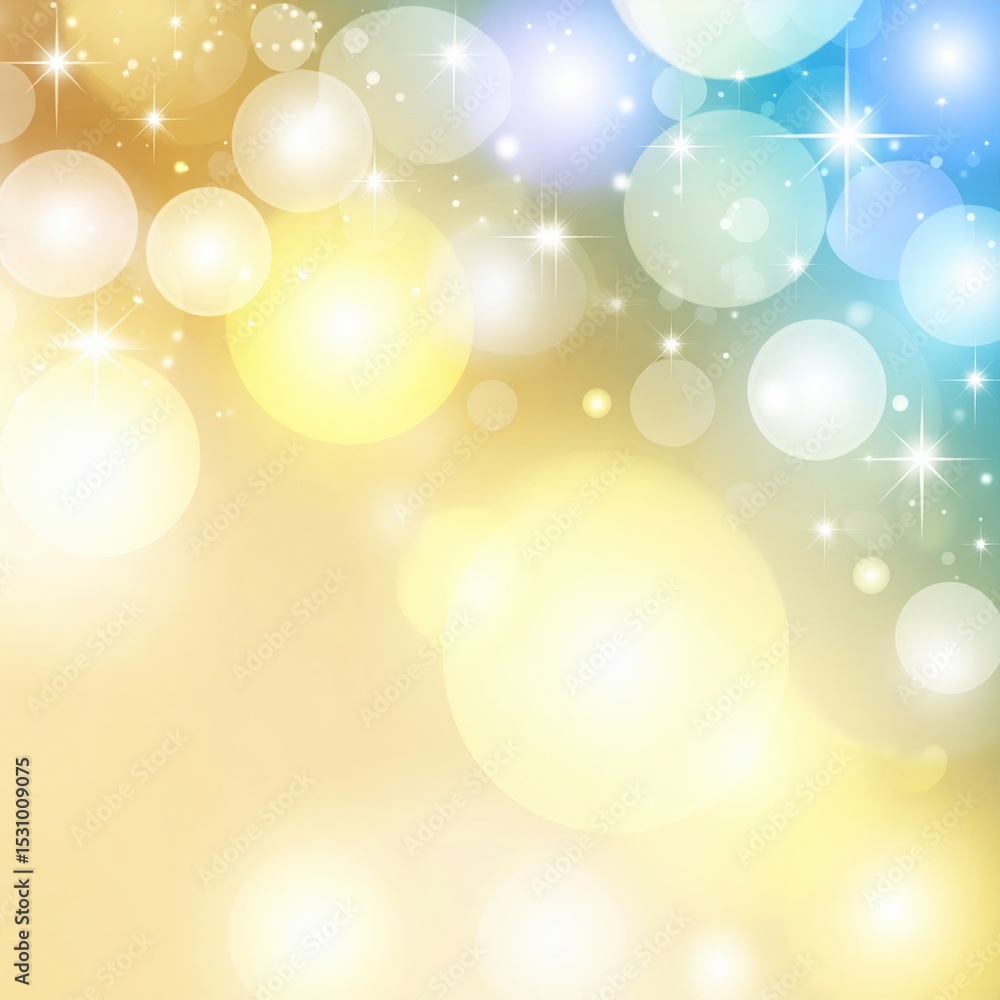 Poster captivating bokeh effect studio digital art soft lighting abstract visual harmony