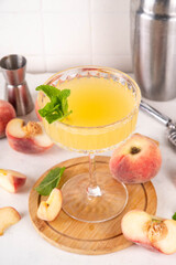 Flat peach martini or margarita or lemonade