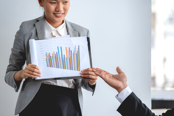 Speaker Motivational by present document to boss colleagues to decide. coworker coach explain...