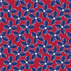 textile design with cute silhouette foliage pattern image
