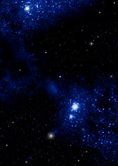 galaxy in a free space.