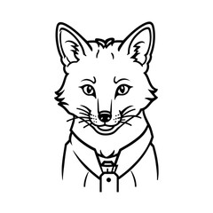 スーツを着たキツネ｜Business Fox with Suit