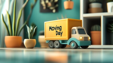 Moving Day Toy Truck
