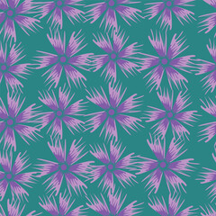 Exotic hand drawn flowers, seamless patterns with floral for fabric, textiles, clothing, wrapping paper, cover, banner, home decor, abstract backgrounds