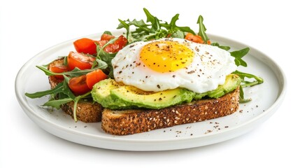 Delicious breakfast sandwich