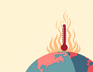 infografica sul cambiamento climatico e riscaldamento globale