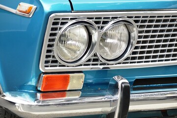 vintage car headlight