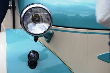 classic car headlight