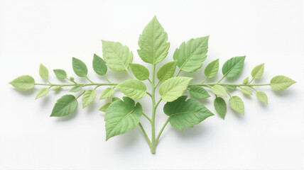 Fototapeta premium A plant with green leaves