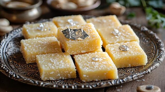 kaju katli traditional indian sweet video