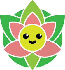 Elegant Line Art Wellness Emblem for Beauty and Health Businesses