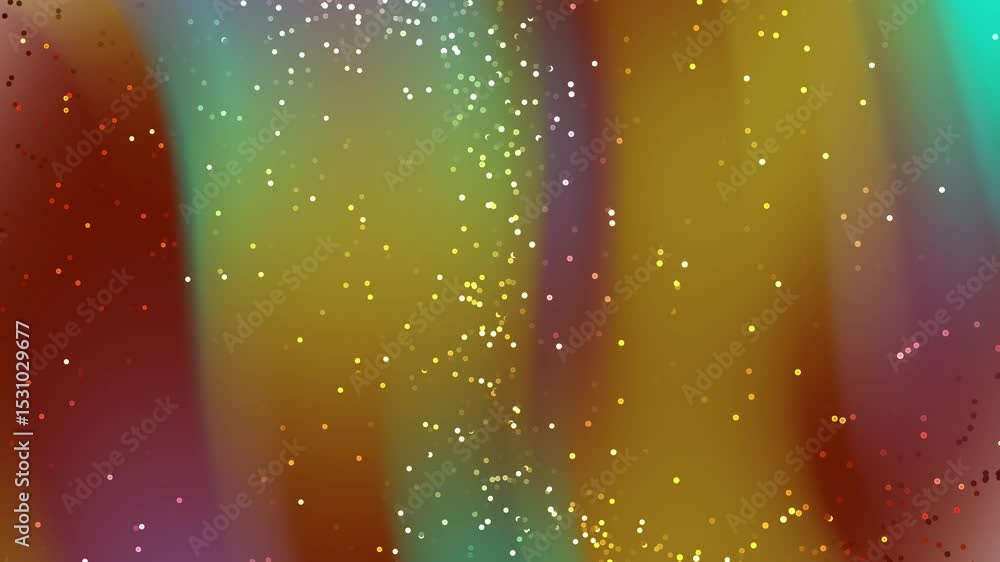 Poster colorful abstract background with glittering particles for visual effects