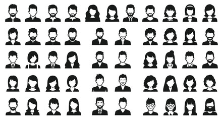 Exploring The Diverse Faces A Comprehensive Compilation Of Various People Icons Visual