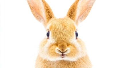 Obraz premium Close-up of a cute bunny