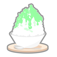 かき氷（メロン）