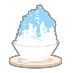 かき氷（ブルーハワイ）
