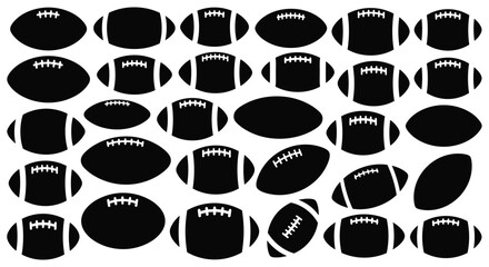 A Compilation Of American Football Images Sports Ball Imagery Showing The Game Art