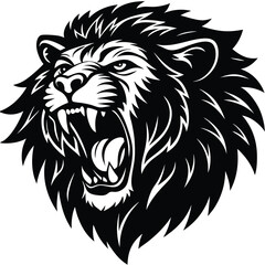 lion head vector