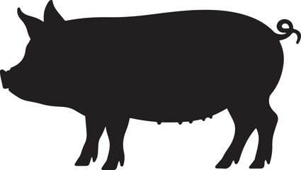 Pigs silhouette