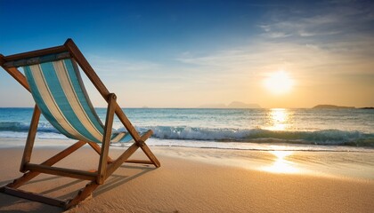 deck chair at the beach
