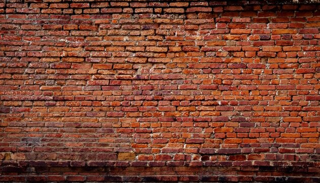 brick wall old vintage brick wall pattern red brick wall panoramic background