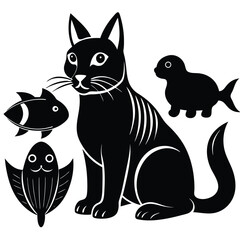 Common Pets Collection Cat Dog Hamster