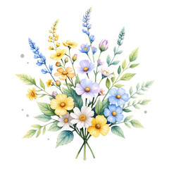 Floral arrangement display studio illustration bright detailed botanical beauty
