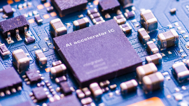AI accelerator IC Enhances artificial intelligence computation performance.