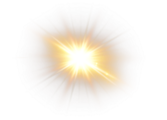 Overlay, sun, light, sunbeam, shine in a glowing solar effect. Transparent PNG perfect for Overlay designs, flare and sparkle elements, sunlight textures, and warm energy visuals. Premium PNG included
