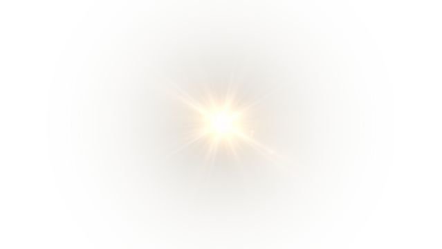 Overlay, sun, light, sunbeam, shine in a glowing solar effect. Transparent PNG perfect for Overlay designs, flare and sparkle elements, sunlight textures, and warm energy visuals. Premium PNG included