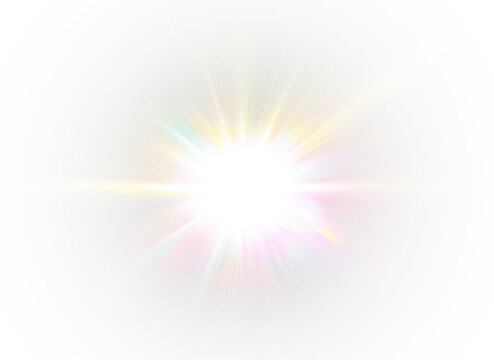 Overlay, sun, light, sunbeam, shine in a glowing solar effect. Transparent PNG perfect for Overlay designs, flare and sparkle elements, sunlight textures, and warm energy visuals. Premium PNG included